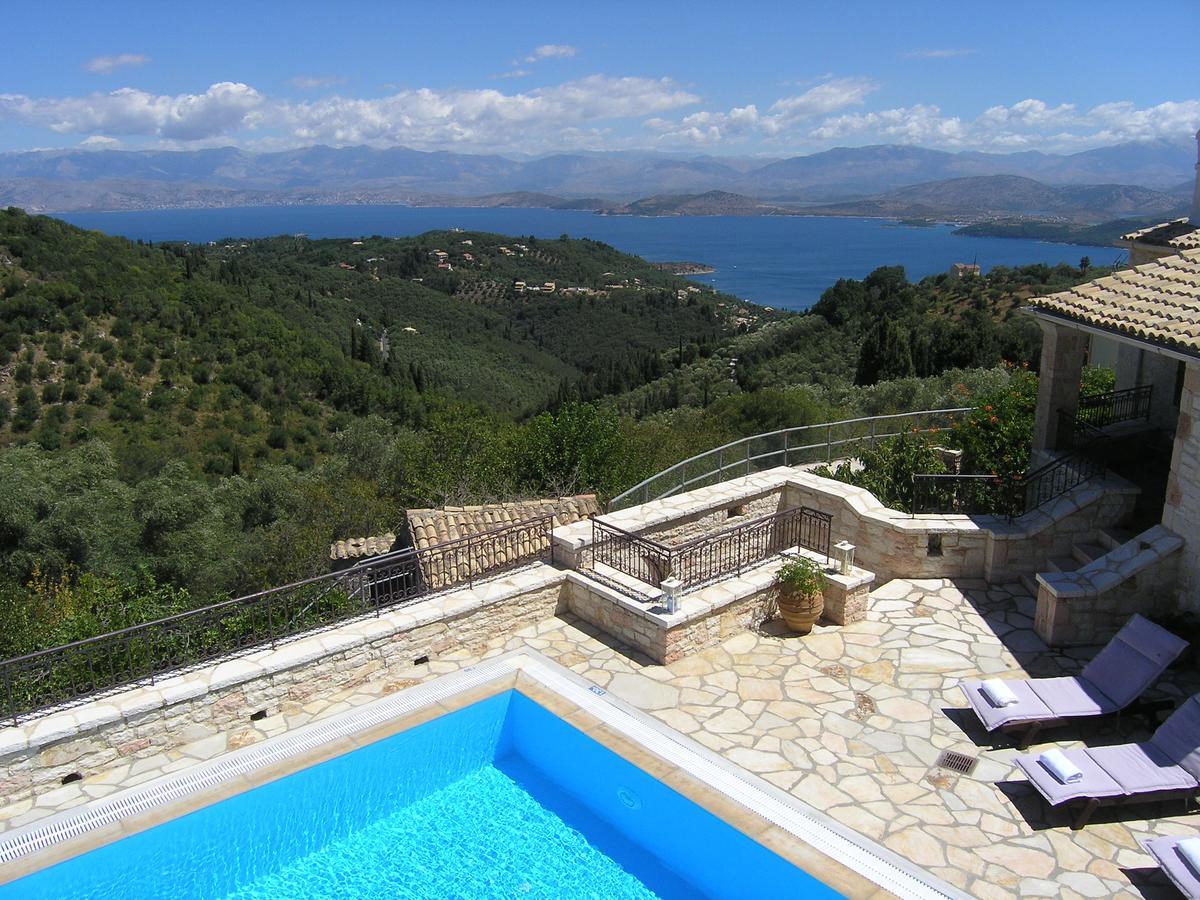 Traditional Stone Villa Olympia Viggla Exterior foto