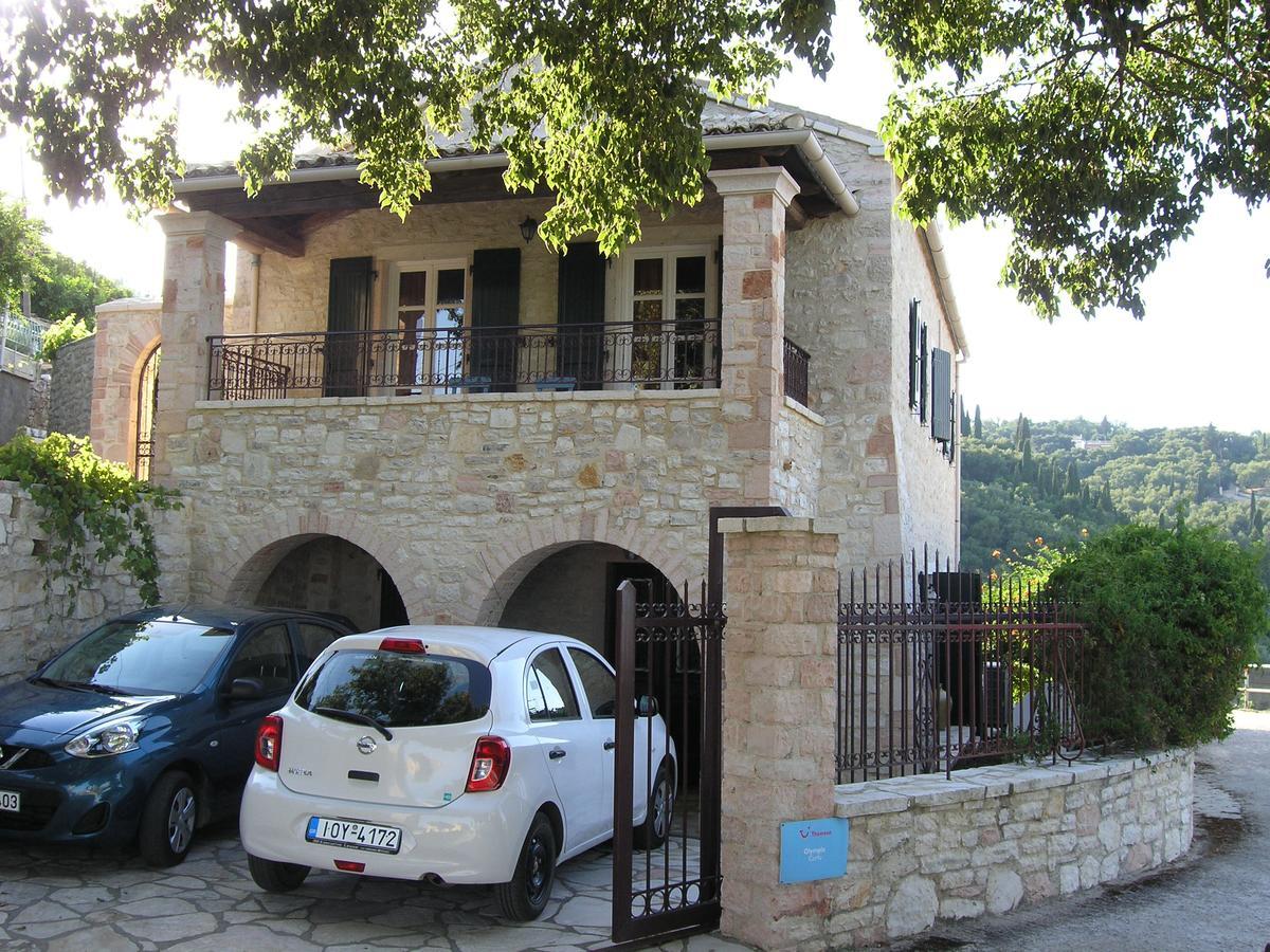 Traditional Stone Villa Olympia Viggla Exterior foto